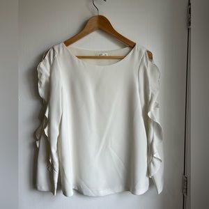 Club Monaco white blouse